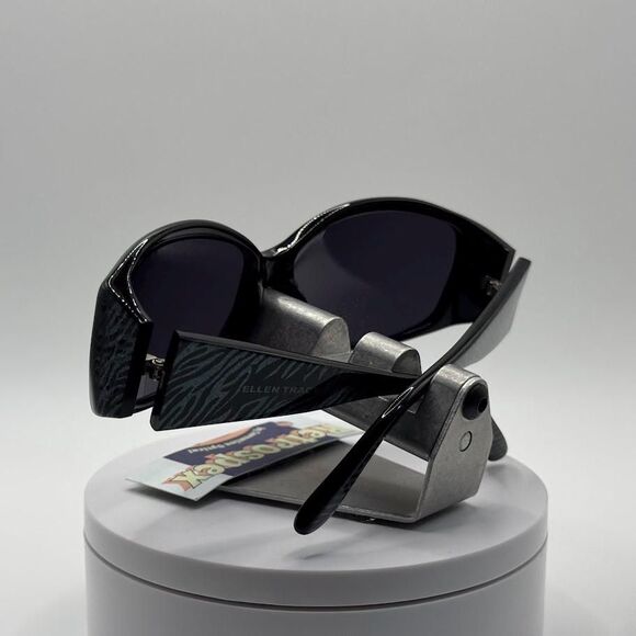 Vintage Y2K Designer Sunglasses | Ellen Tracy | Chunky Zebra Wrap | 2000s Style main image 6